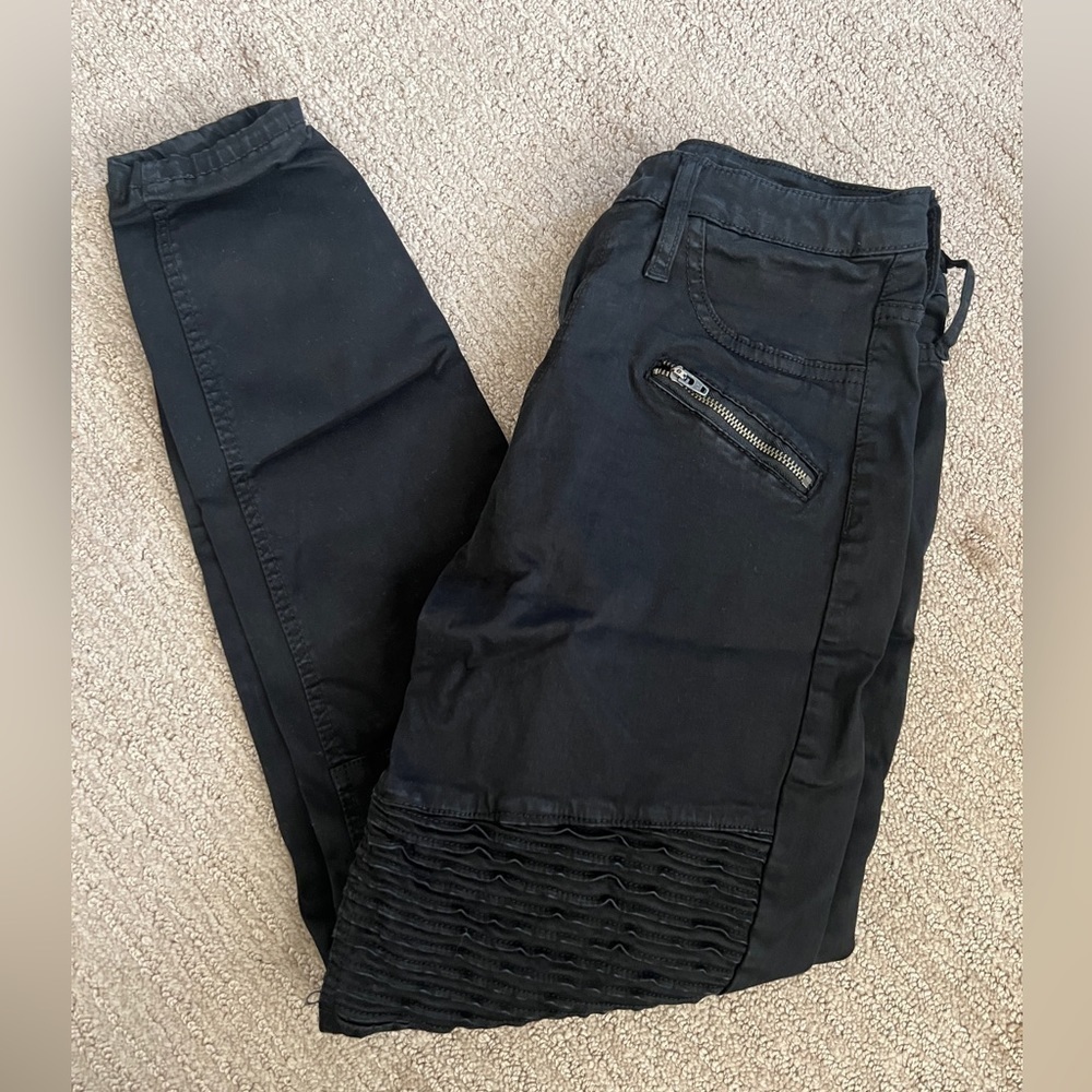 Mossimo Supply co - black high waisted Jeggings size 6/28 - Picture 1 of 5